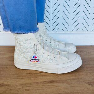 ❤️Converse Chuck 70 3D Charms Hi Women Shoes Sz 8.5 Flower Stars Sneaker A06434C